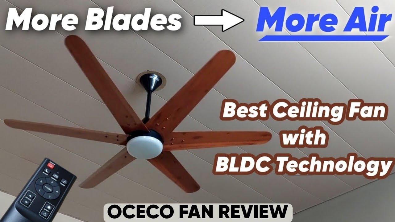Best BLDC Ceiling Fan in India 2023 || Oceco Helico 6 Blades BLDC Fan || Oceco BLDC Fan Review