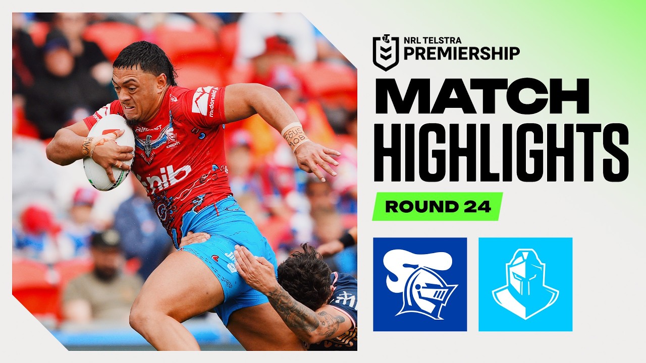 NRL 2026 | Knights v Titans | Match Highlights | Round 24