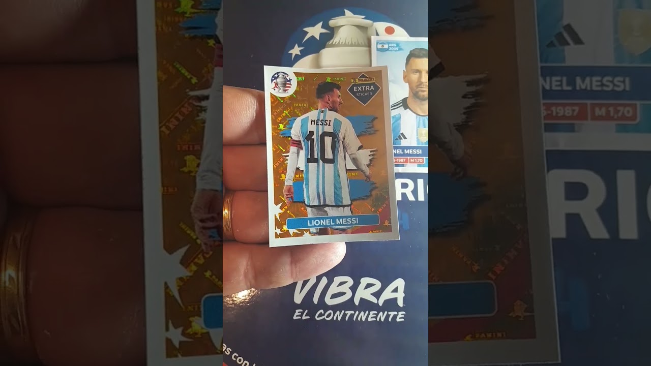 ⚽️SOLAMENTE MESSI⚽️ #cromos #messi #panini #messiargentina #fifa #copaamerica #figuritas #messifans
