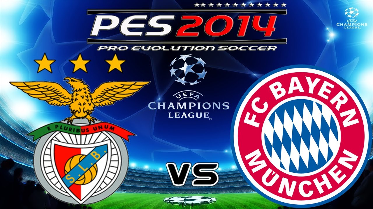 PES 2014 UEFA Champions League S.L. Benfica vs FC Bayern München Full HD
