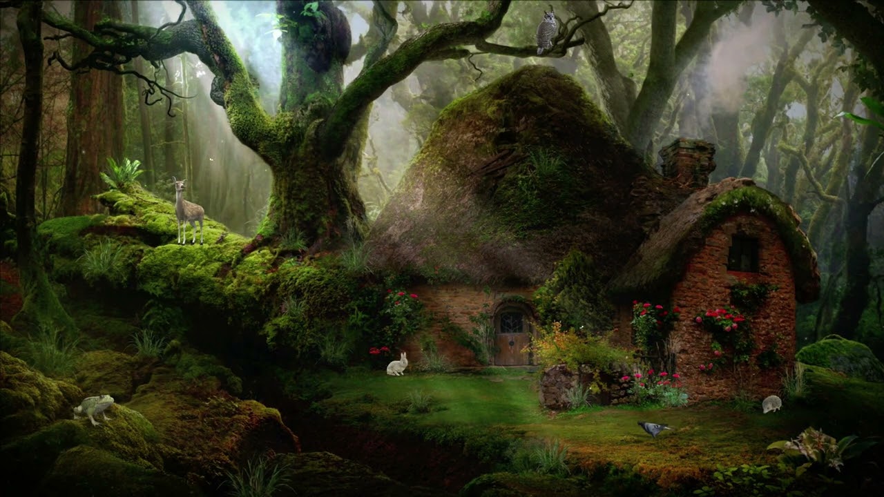 🏡🌿 Cozy Spring Cottage Ambience | 3 Hours of Relaxing Piano Music, Nature Sounds & Forest Serenity 🎶