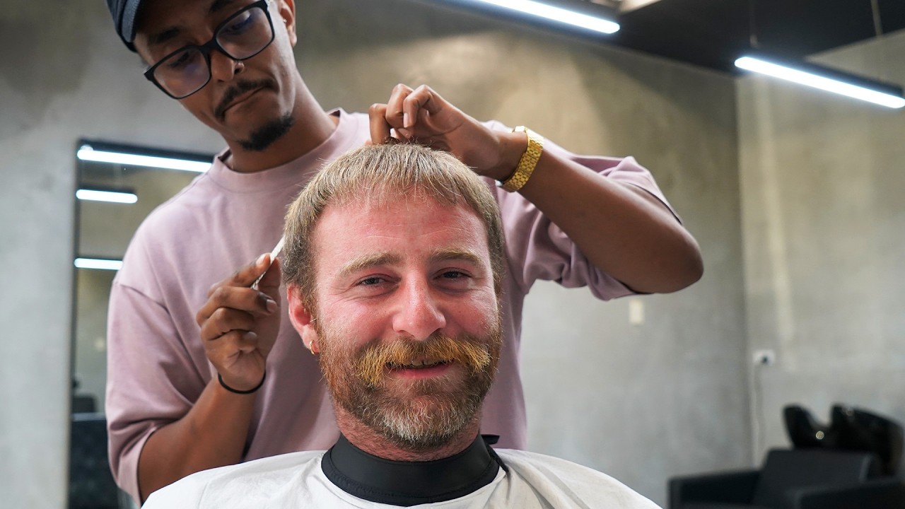 1 Hour Ultimate Relaxing ASMR Haircut 💈 Real Barber Shop Experience