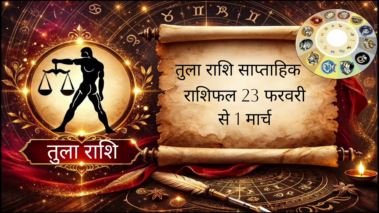 तुला राशि वालों के लिए बड़ी खबर 😱 ये सप्ताह बदल देगा किस्मत | Weekly Rashifal