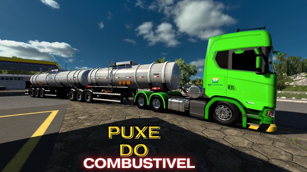 ETS2 - NO PUXE DO COMBUSTIVEL  - MAPA ELDORADO 1.58