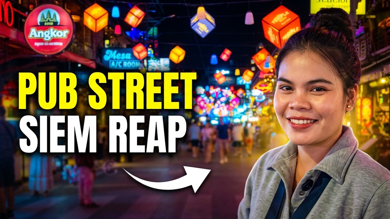 Night life in Siem Reap  | Pub Street Walk Tour