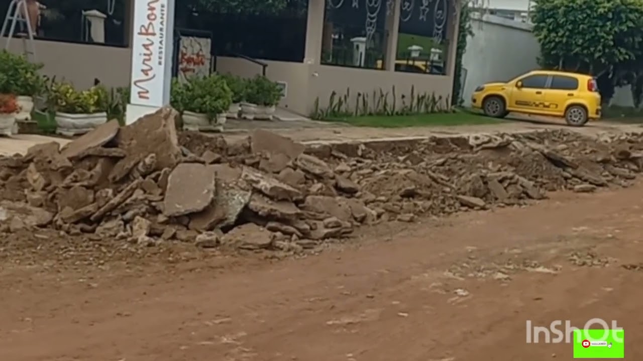 Bom dia hoje mostrando como está ficando a venida governador César calle Ubajara-Ce 