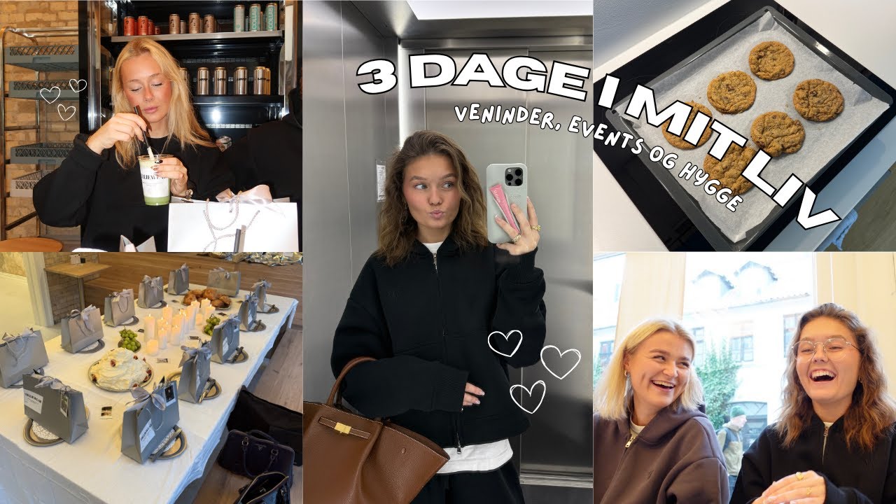 VLOG: veninder, bager cookies, event og hygge herhjemme