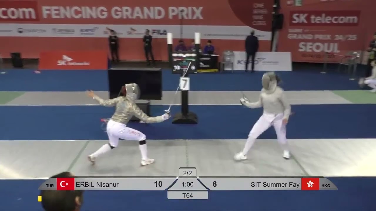 Seoul Grand Prix 2025 SWS - L64 - Nisanur Erbil TUR v Summer Fay Sit HKG