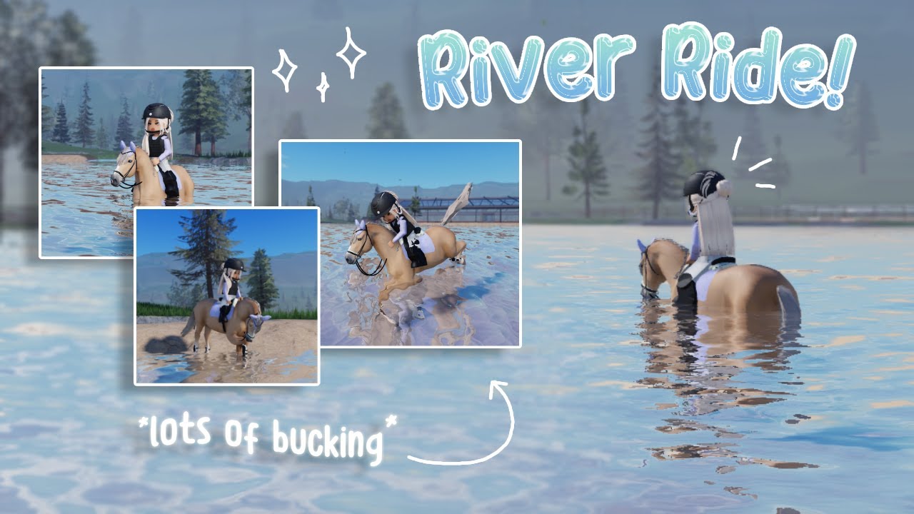 River ride on my SPICY pony Biscuit ! | Strideway (Vlog) | *voiced*