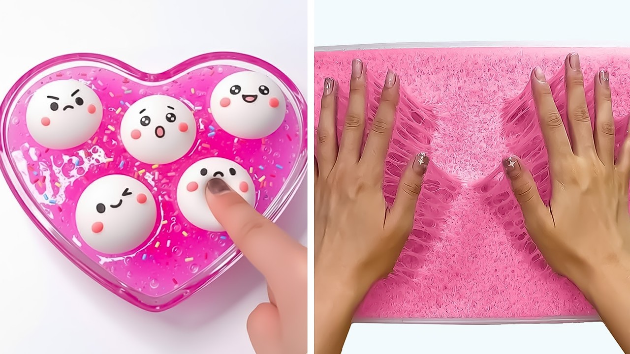 3 Hours Of Oddly Satisfying Slime Adventure - Relaxing When Stressed or Sleepy