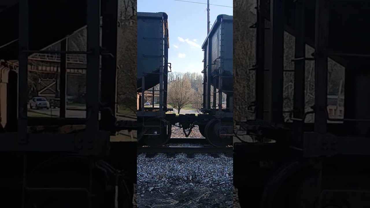Norfolk Southern Loaded Coal Train and 2 CSX trains in Kenova Wv 