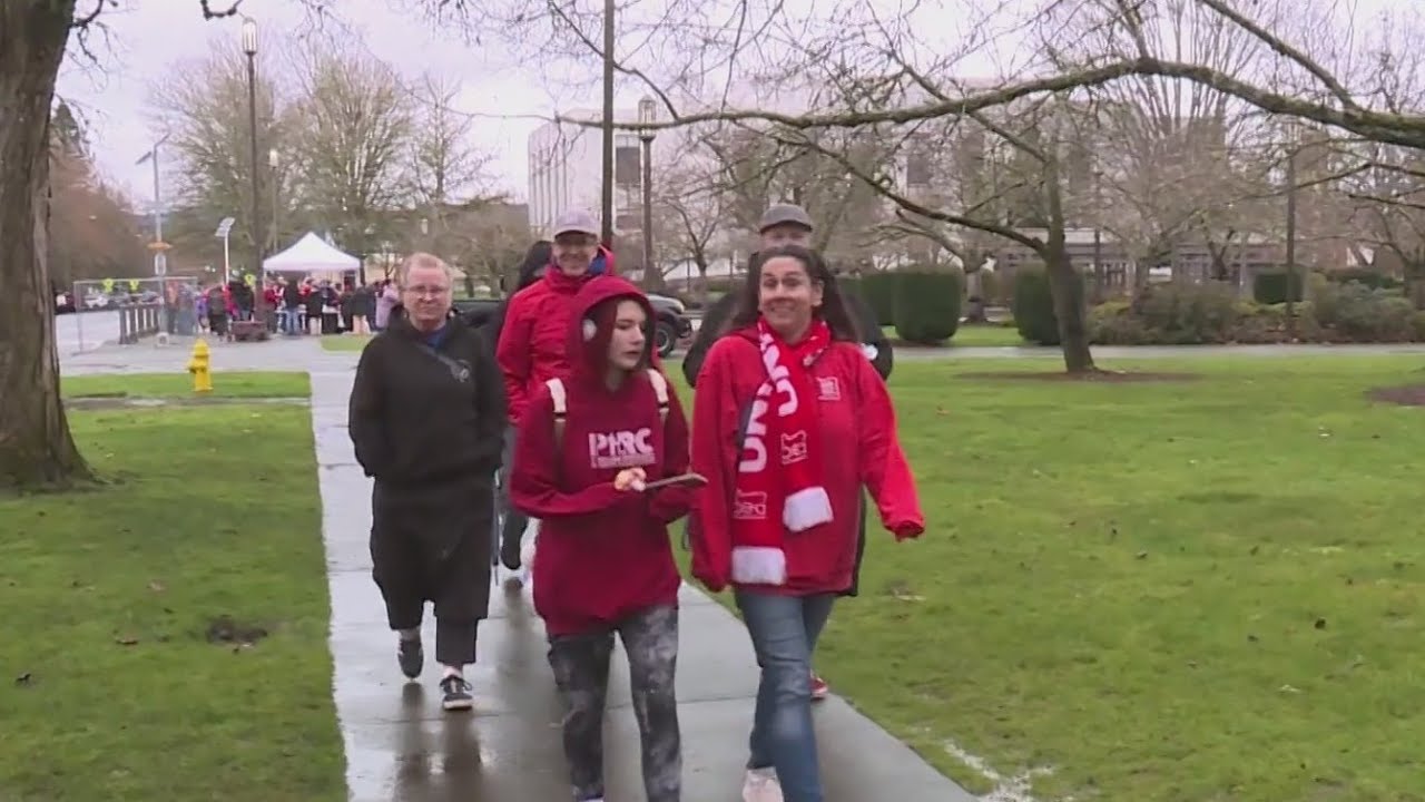 'A crisis with no end in sight': Oregon educators protest at Capitol over lack of funding