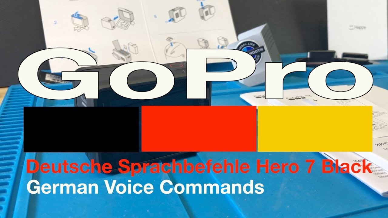 GoPro7 - Deutsche Sprachbefehle
