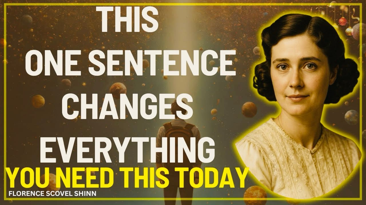 This One Sentence Can Reframe Your Entire Life (Say It Today) / Florence Scovel Shinn 