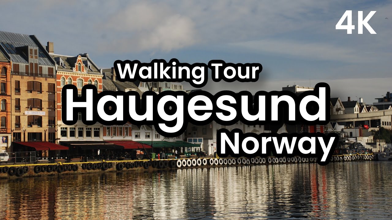 Haugesund Norway 🇳🇴 Walking Tour 4K