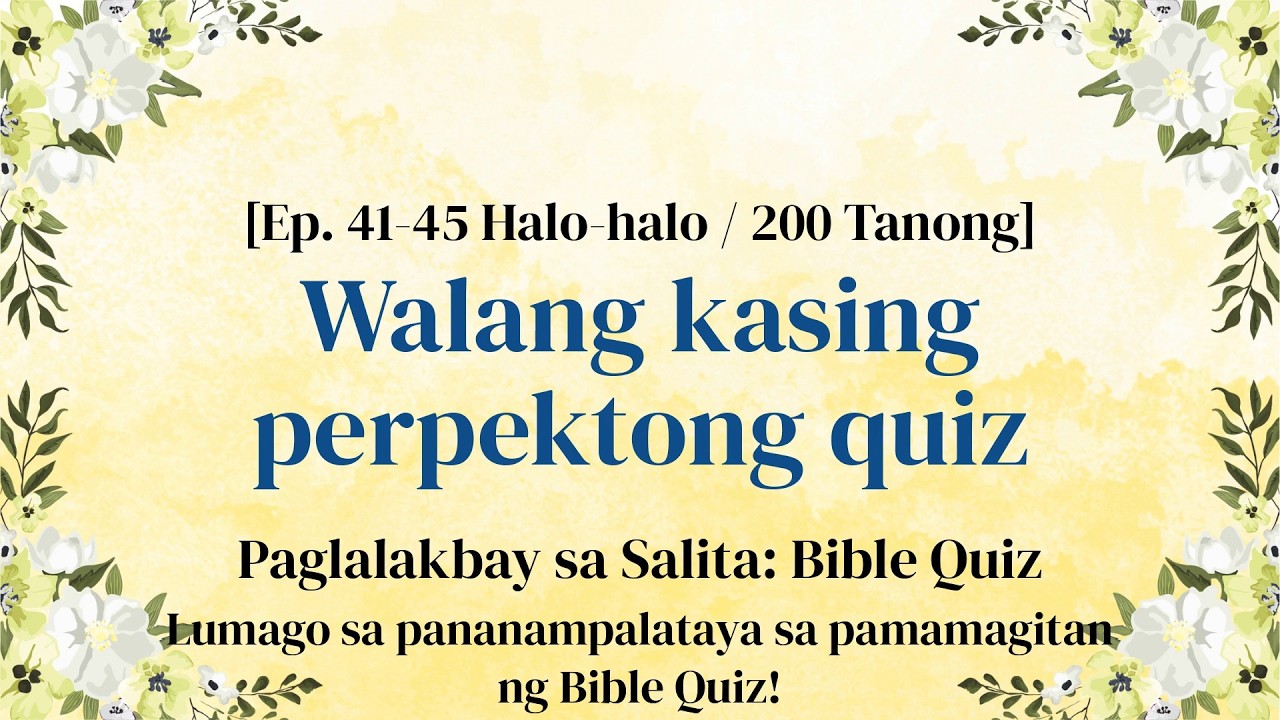 Sagutin ang 200 Tanong at Kilalanin ang Sarili - Mga Episode 41–45 Halo-halong Kompilasyon