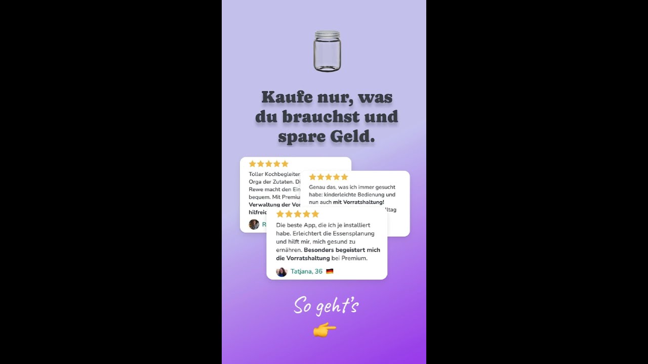 Nie wieder Lebensmittel wegwerfen! Choosy's intelligenter Vorrat: So sparst du bis zu 1000€ im Jahr!