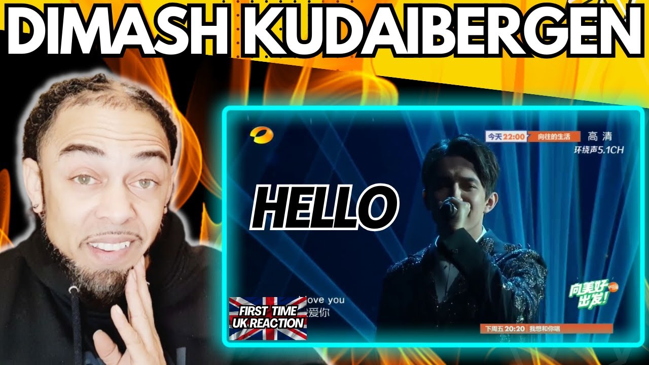 AMAZING VOICE CONTROL!!! Dimash Kudaibergen - Hello [FIRST TIME UK REACTION]