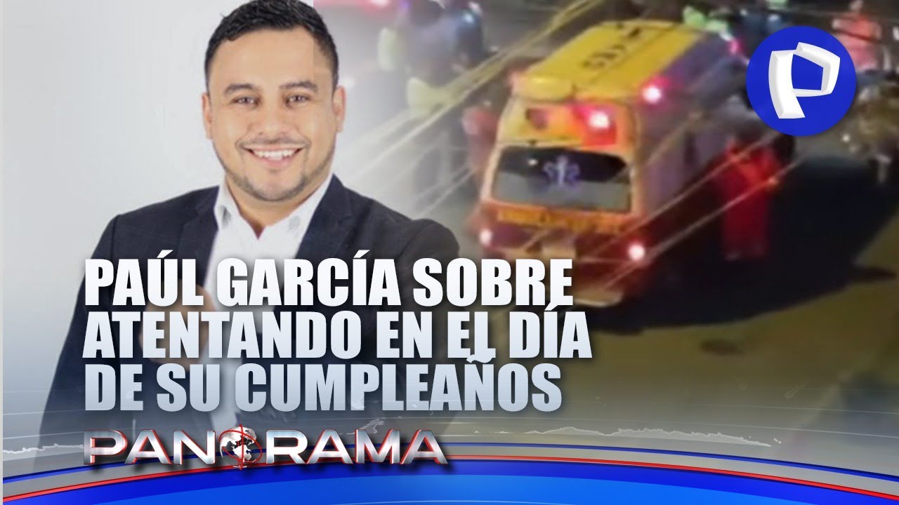 ¡Exclusivo! Paul García sobre asesinato tras su cumpleaños: “Al responsable, todo el peso de la ley”