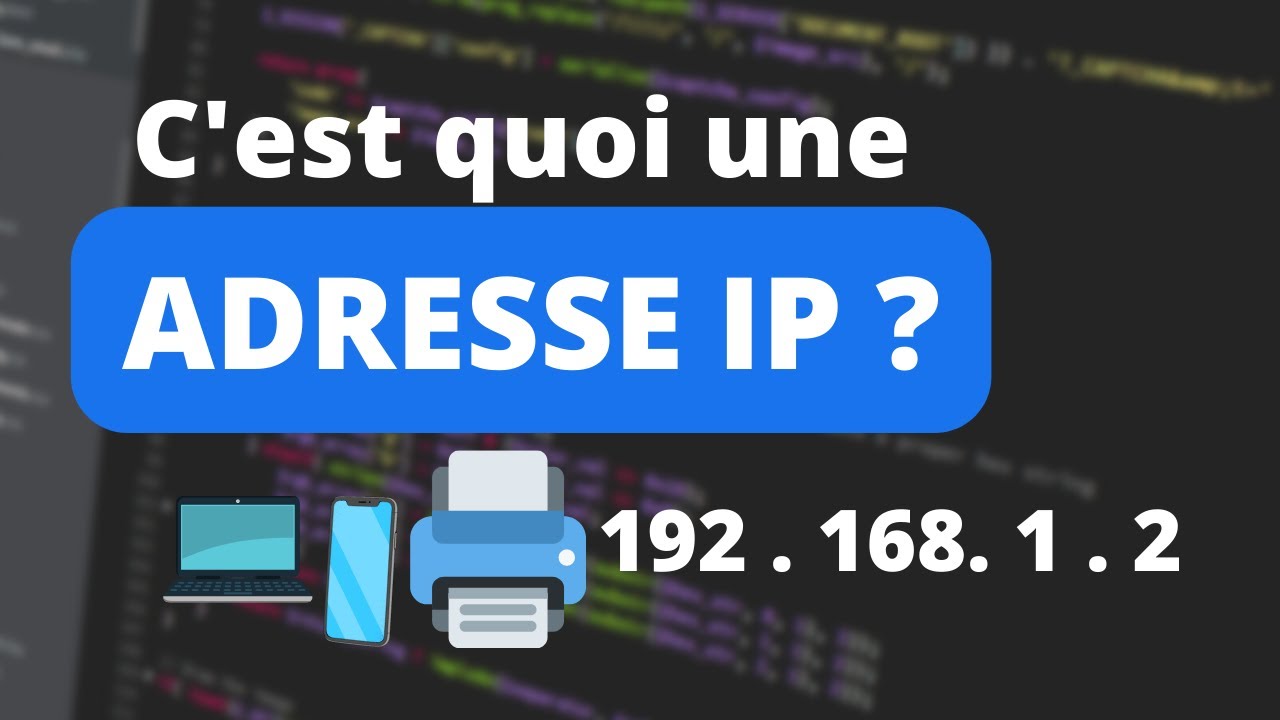 C'est quoi une adresse IP et un masque de sous réseau ? / IPv4, IPv5 et IPv6