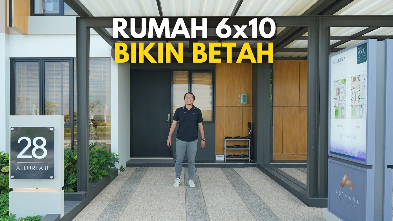 Rumah Modern 6x10 dengan Kamar Luas di Asthara Skyfront City