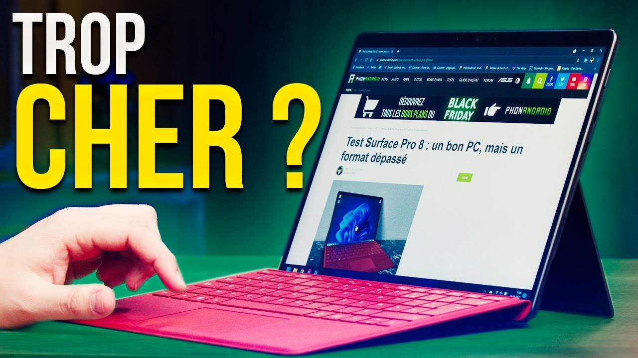 Surface Pro 8 - Trop bon, trop cher, et surtout trop segmenté 🤔 Le test.