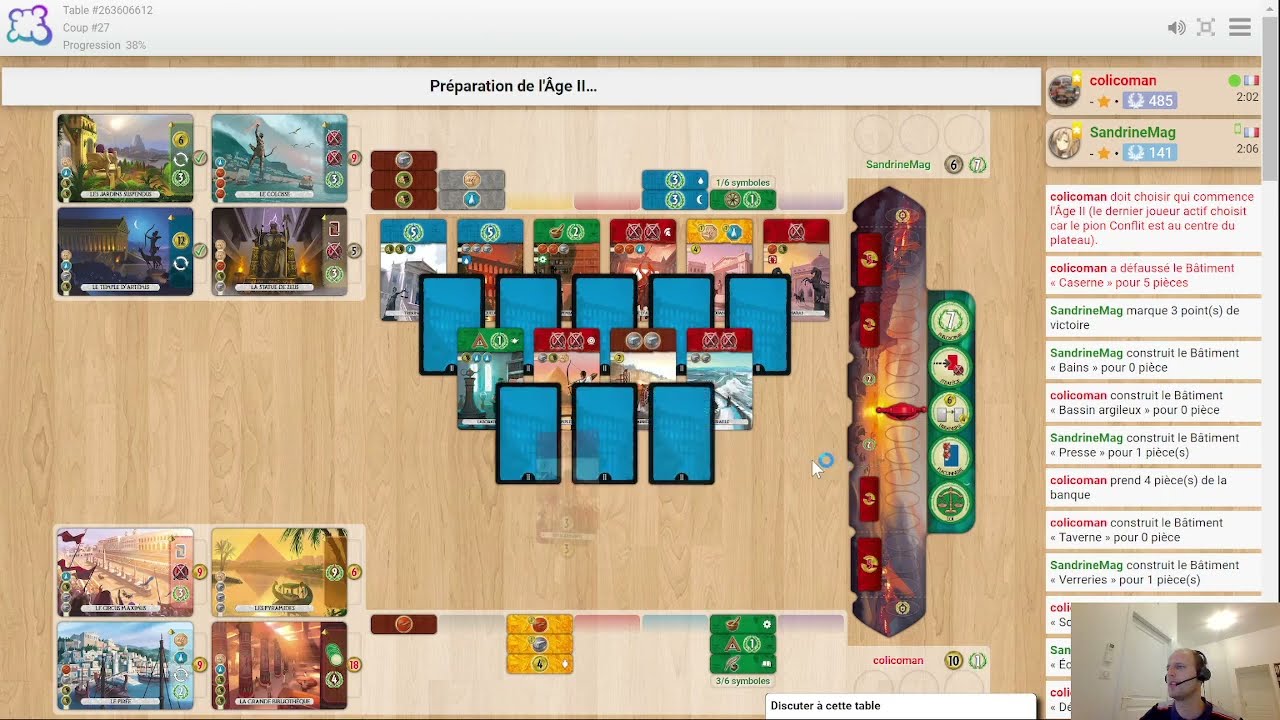 7 Wonders Duel: On se perd dans la condition de victoire qu'on vise