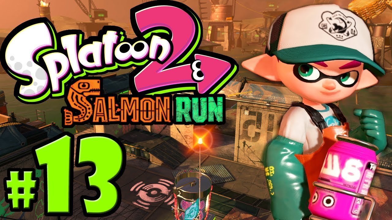 Splatoon 2 ~ Salmon Run - New Map: Lost Outpost - Nintendo Switch Gameplay Walkthrough PART 13
