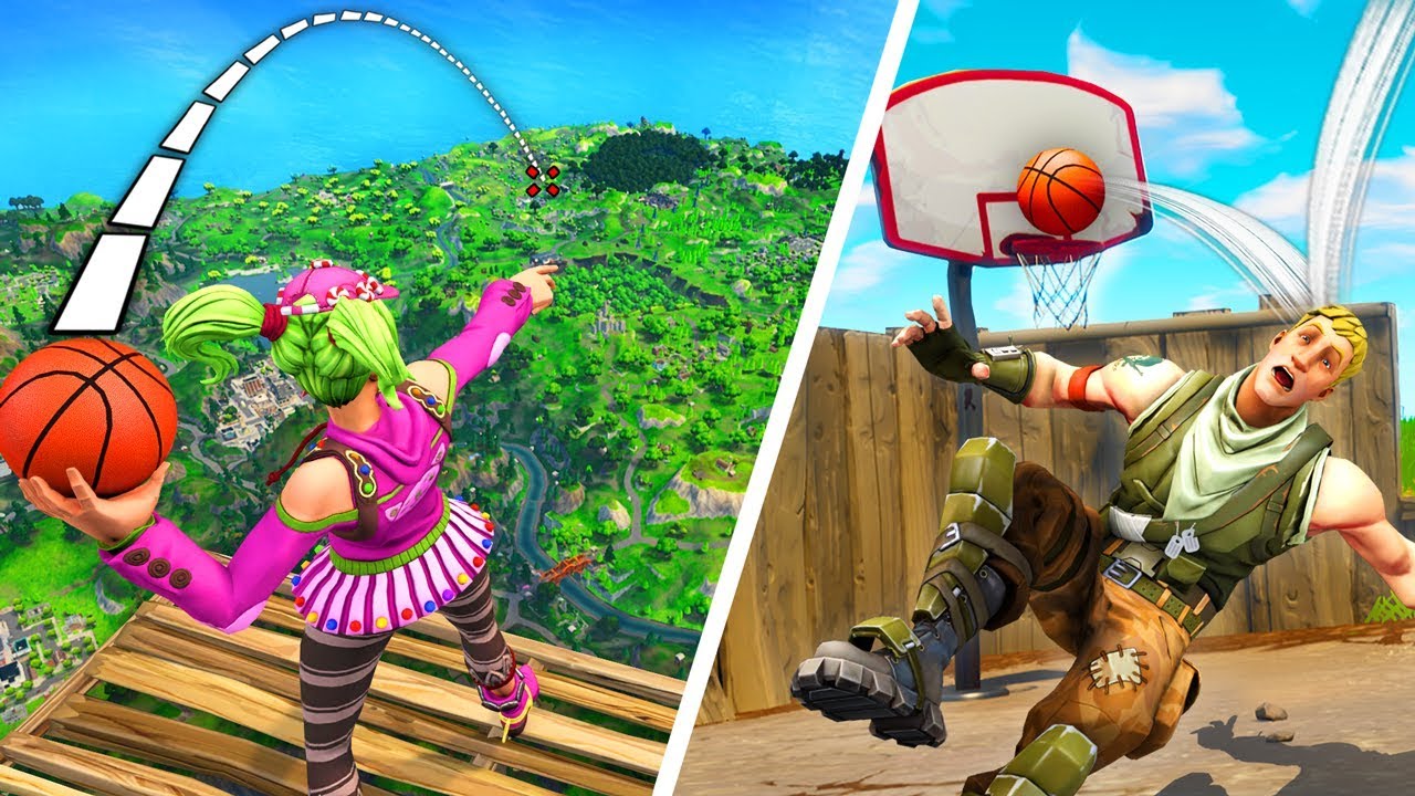 *INSANE* 5000 IQ BASKETBALL SHOTS! - Fortnite Fails & Epic Wins #22 (Fortnite Funny Moments)