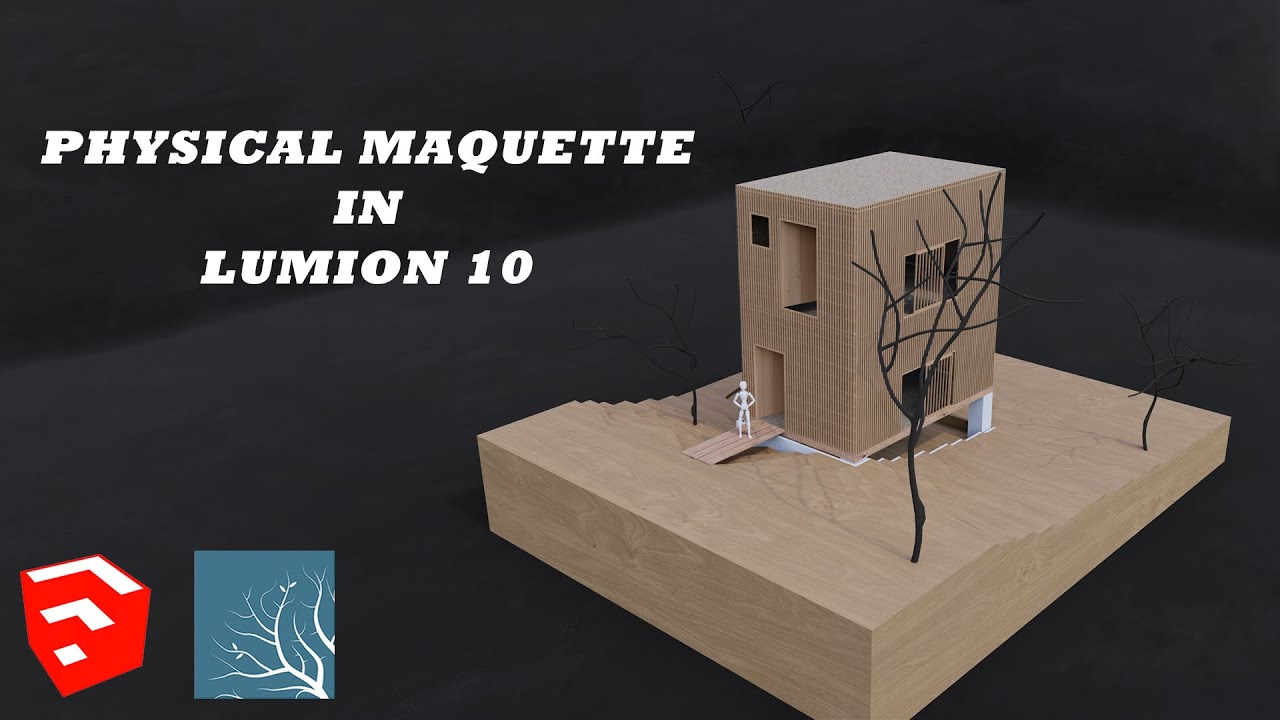 Physical Maquette Style | Lumion 10 Render Tutorial | RT#3