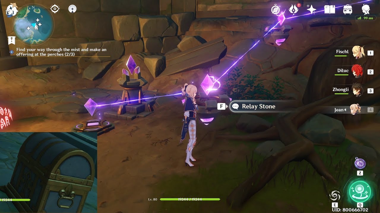 Perch Relay Stone Puzzle in Shirikoro Peak | Genshin Impact