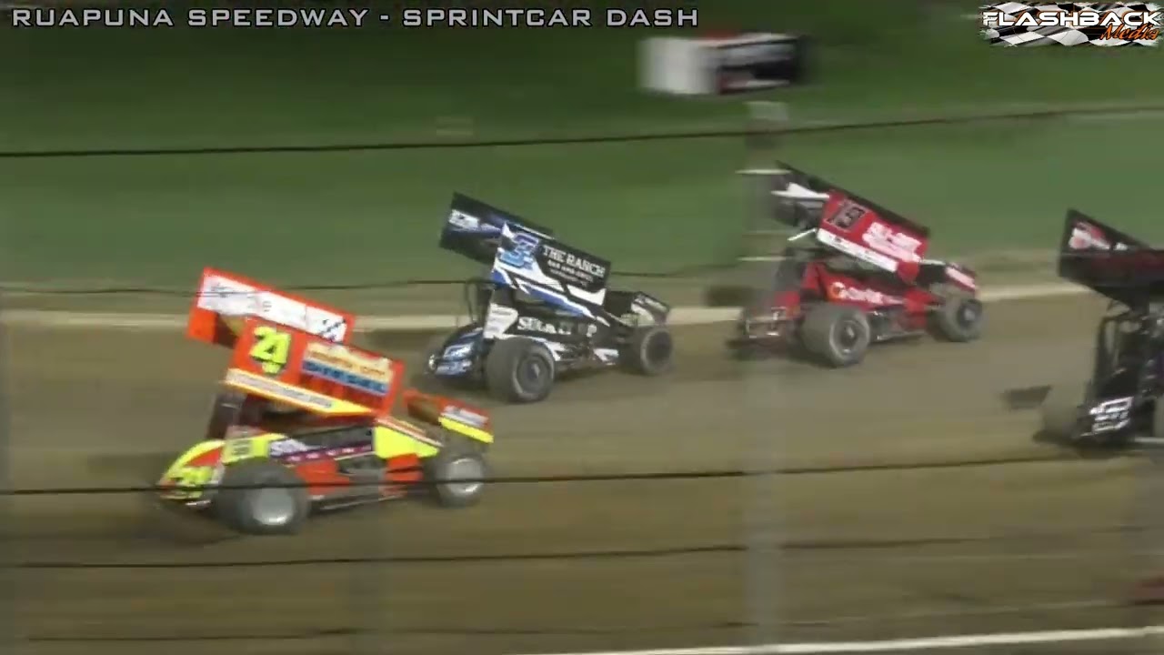 SPRINTCAR DASH NIGHT 1 SPEED WEEK, RUAPUNA SPEEDWAY. 2025