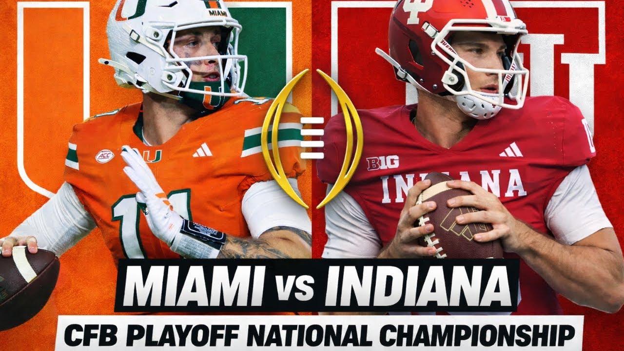 Miami vs Indiana 2026 CFB Playoff National Championship Prediction | Who Wins It All?