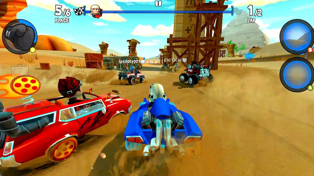 3 Supercharged Cars! Roxy Gameplay🚀Beach Buggy Racing 2