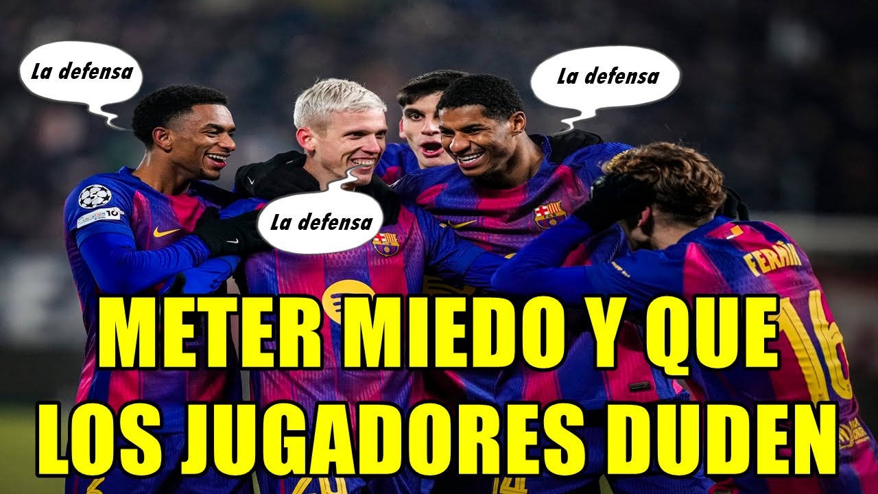 EL BARÇA METE 4 EN PRAGA Y NOS HABLAN DE LOS 2 ENCAJADOS | ¡BUSCAN INDUCIR PSICOSIS A LOS JUGADORES!