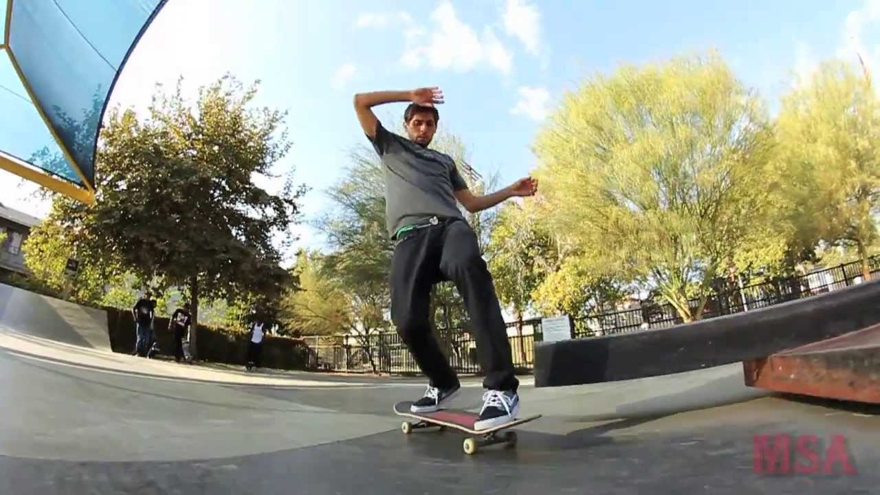 Danny Fuenzalida Skates Blythe Skatepark