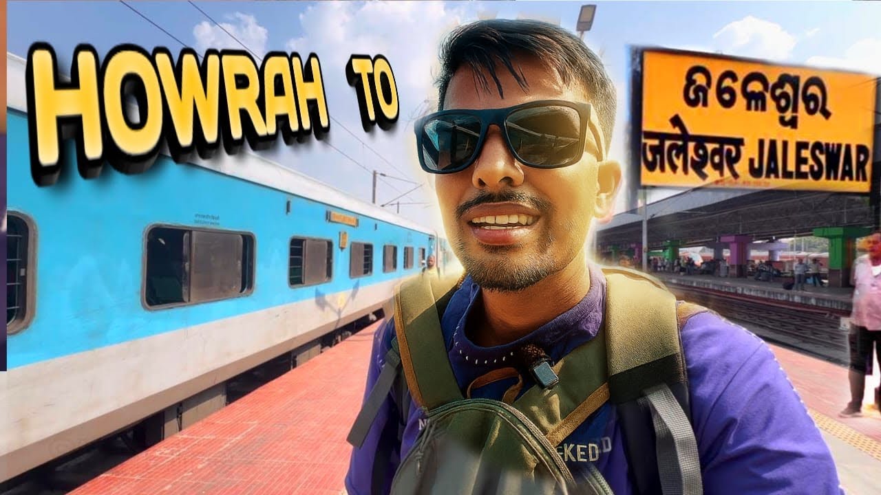 Howrah to Jaleswar train Journey to meet 22 years old friends |