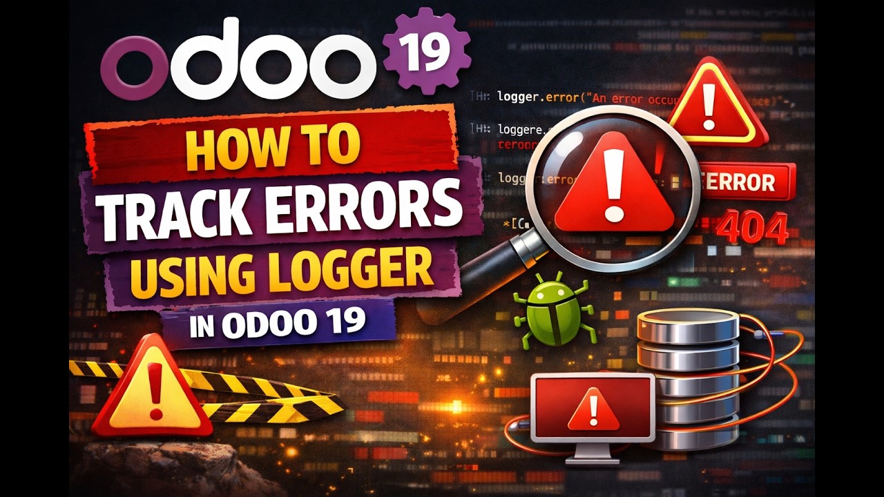 How to Solve Errors Using Logger in Odoo 19 || Part 74