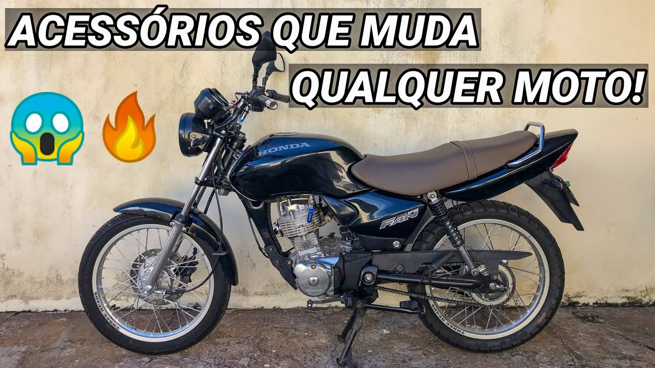 ACESSÓRIOS BARATOS QUE VÃO DEIXAR SUA CG FAN MAIS BONITA!