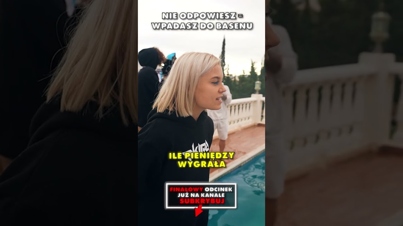 NIE ODPOWIESZ = WPADASZ DO BASENU