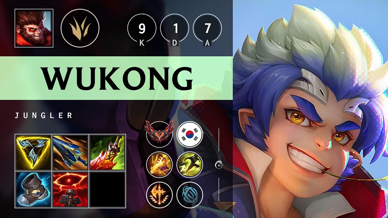 Wukong Jungle vs Naafiri - KR Grandmaster Patch 25.10