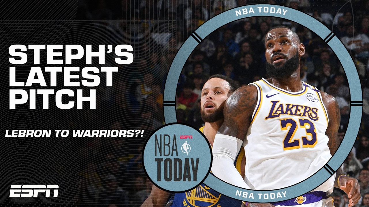 'We know how to win' 👀 Steph Curry's latest pitch for LeBron joining the Warriors | NBA Today
