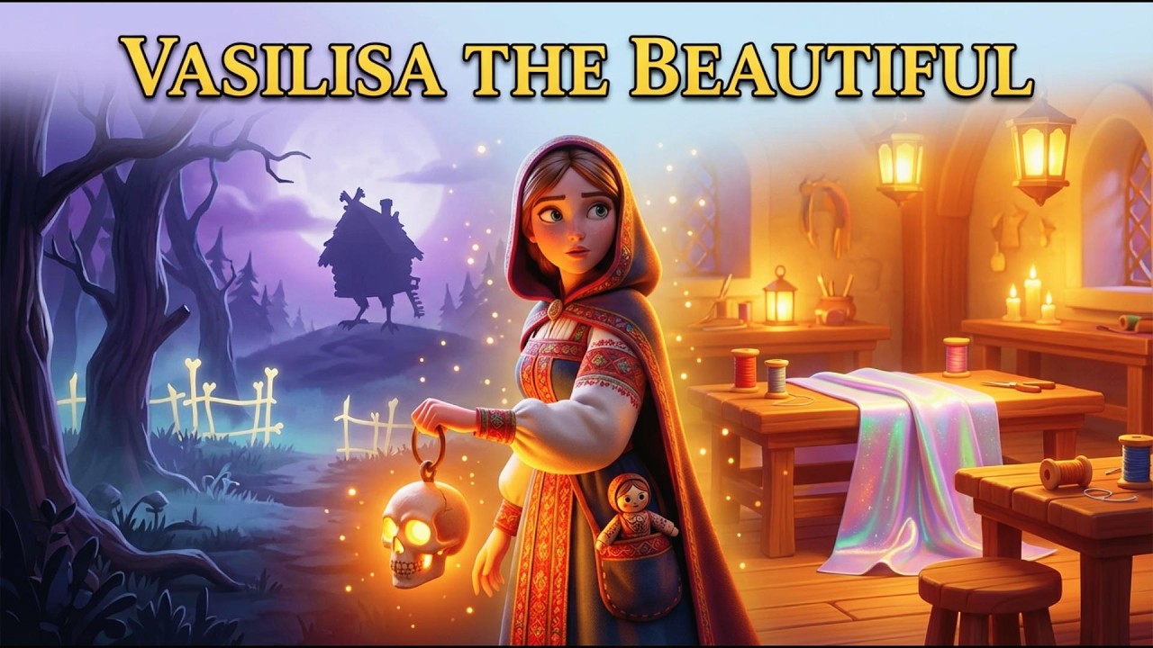 Vasilisa the Beautiful | A mother’s blessing guides a girl through fear—at night | Dark Fairy Tale