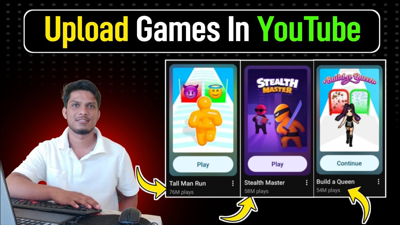 How to Upload Games in YouTube Playables