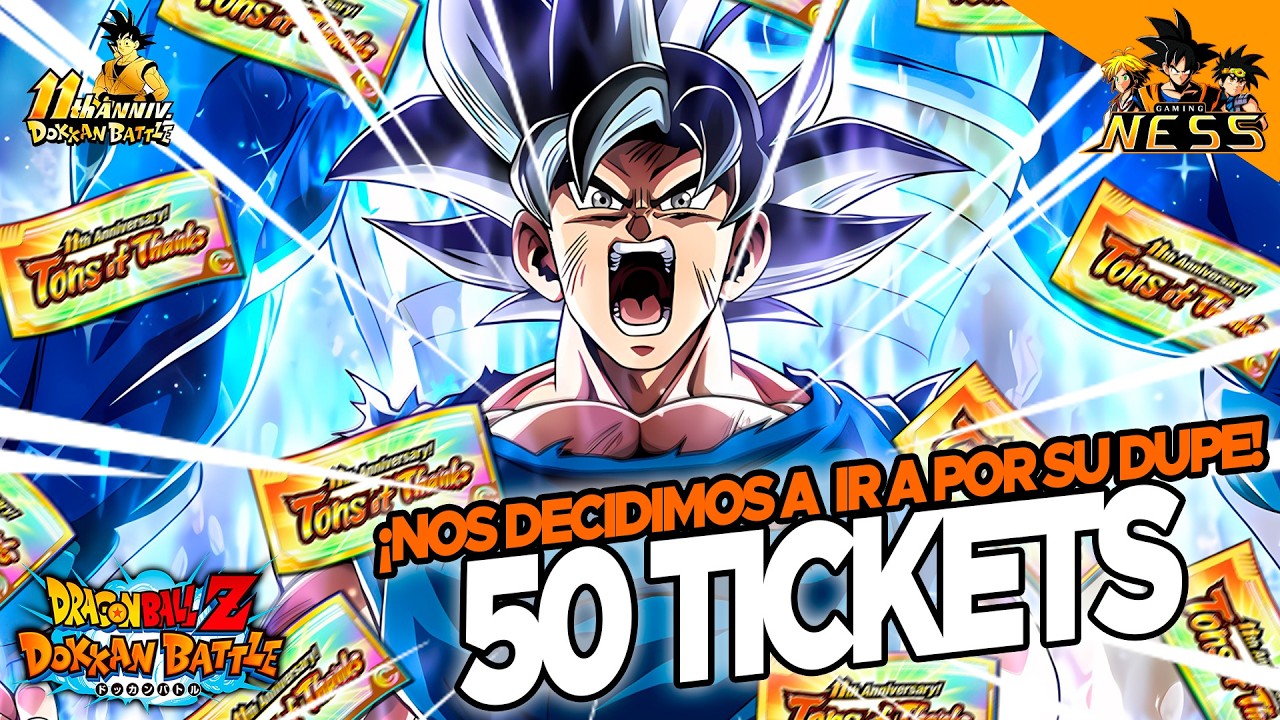 ¡ALL IN A POR ULTRA INSTINTO! 50 RAINBOW TICKET SUMMONS GOKU UI | DOKKAN BATTLE