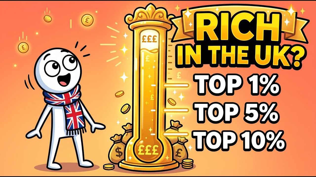 How Much Money Do You Need To Be Rich in the UK ? Top 10%, 5% & 1%