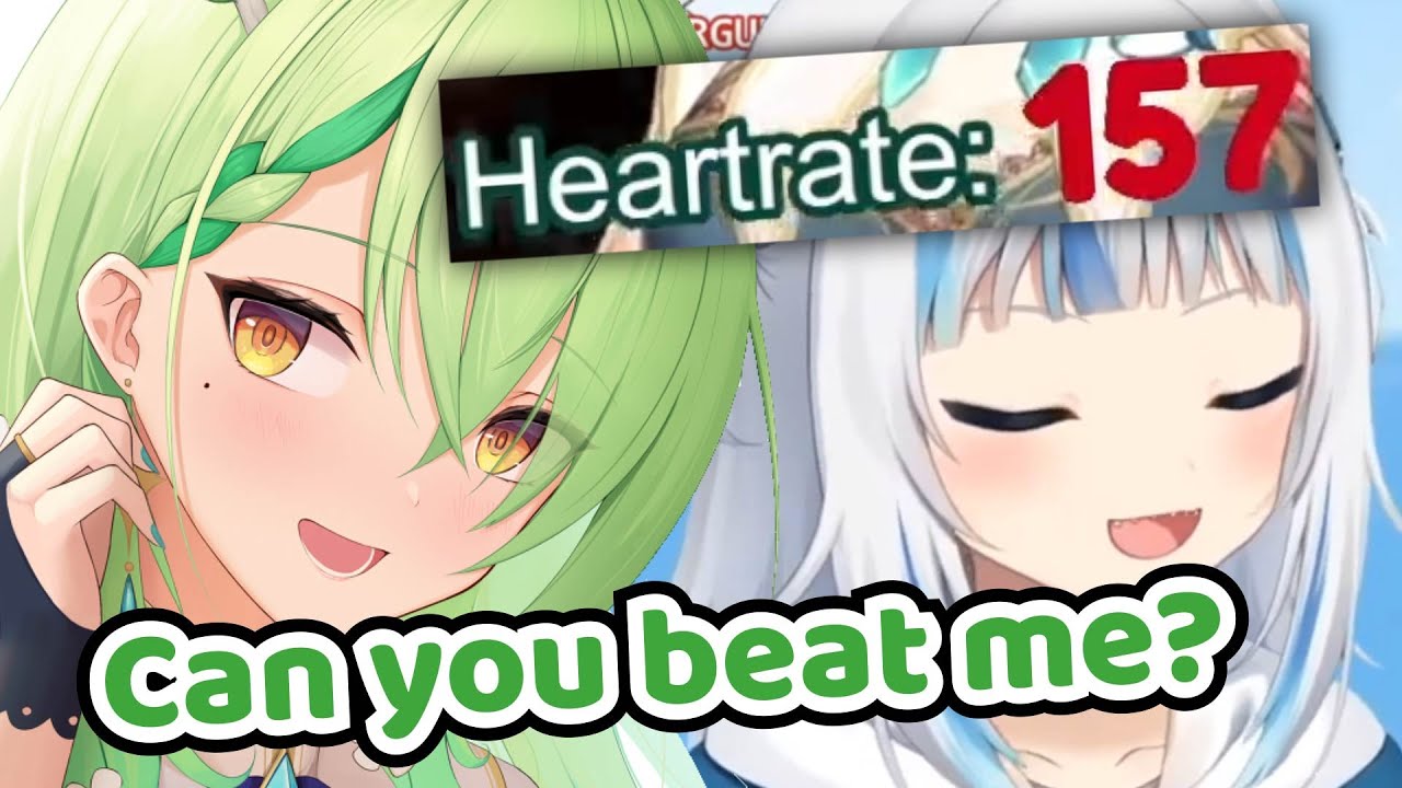 Fauna Challenged Gura To See If She Can Beat Her 157 bpm Heart Rate【Hololive EN | Fauna x Gura】