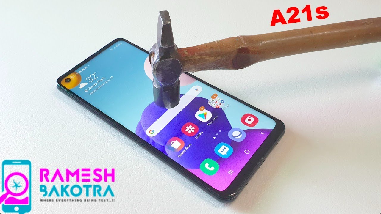 Samsung Galaxy A21s Screen Scratch Test
