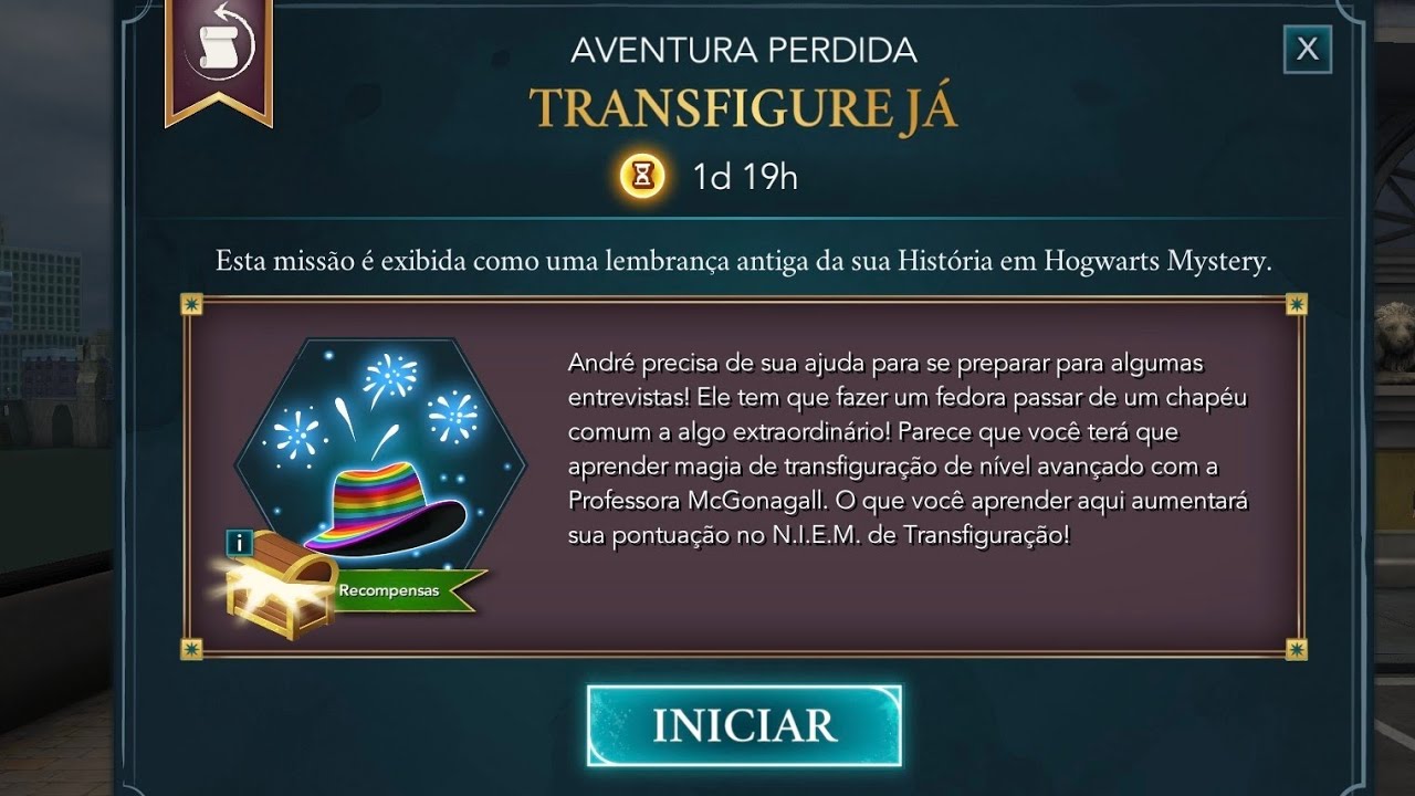 Hogwarts Mystery — TRANSFIGURE JÁ