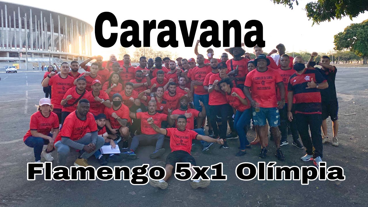 Flamengo 5 x 1 Olímpia - Caravana da Raça Rubro Negra
